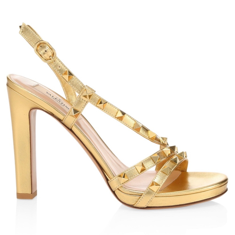 Valentino Garavani Rockstud Slingback Sandals